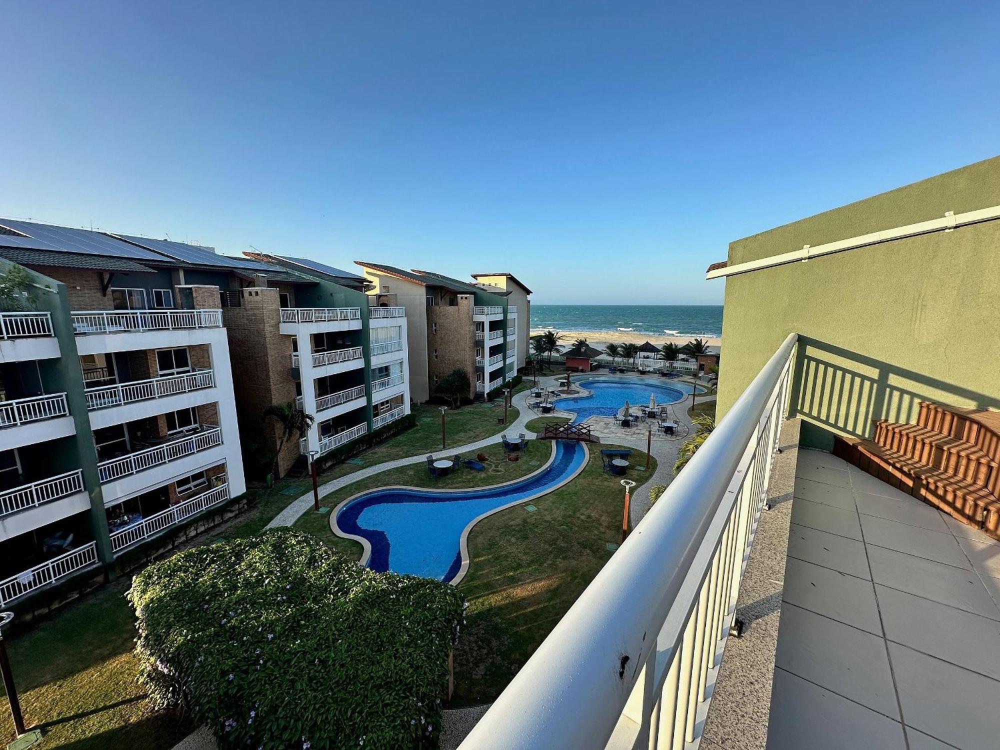 Terramaris - Aptos Vista Mar, Pe Na Areia, Vizinho Ao B Park Aquiraz Buitenkant foto