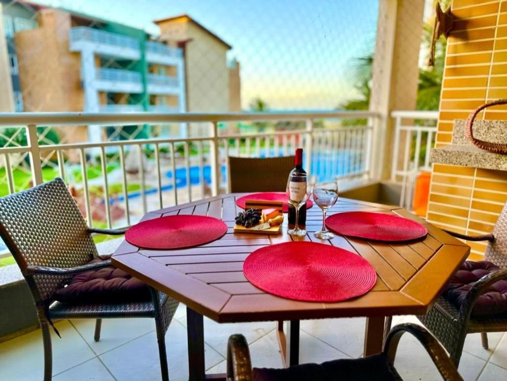 Terramaris - Aptos Vista Mar, Pe Na Areia, Vizinho Ao B Park Aquiraz Buitenkant foto